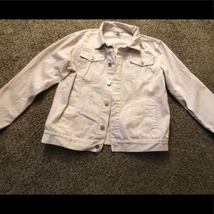 Light Pink Denim Jacket Size Large